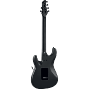 guitare electrique eko type strat aire stealth noir mat - hss rockbuckers