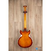 Guitare électrique D'Angelico Premier Mini DC Dark Iced Tea Burst