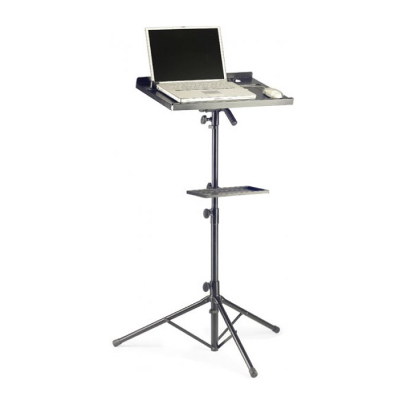 Stagg Stand pour Ordinateur Stagg COS-10BK avec Tablette Supplémentaire