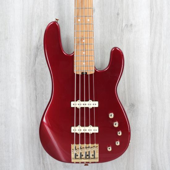 Charvel Pro-Mod San Dimas Bass JJ MN Candy Apple Red 5 cordes