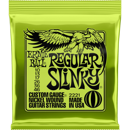 Ernie Ball 2221 - Cordes électriques Slinky 10-46