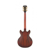 D'ANGELICO Deluxe Mini DC Satin Brown Burst