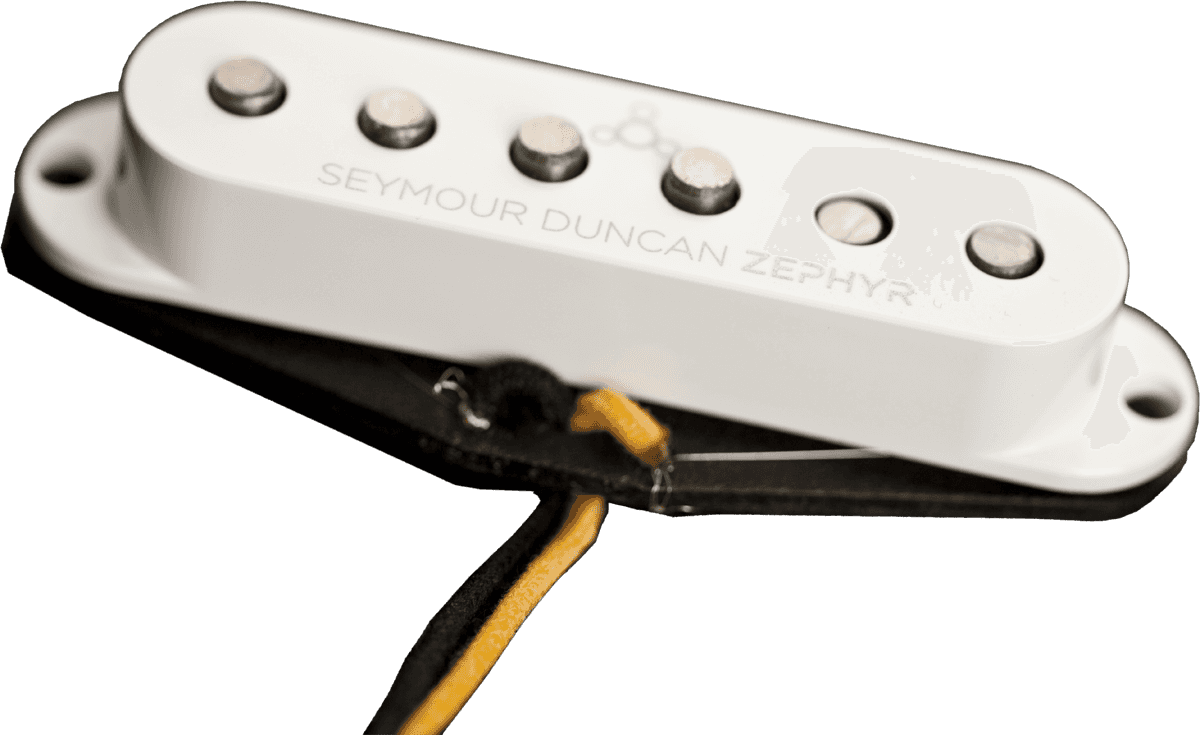 micro guitare electrique seymour duncan zephyr strat manche blanc