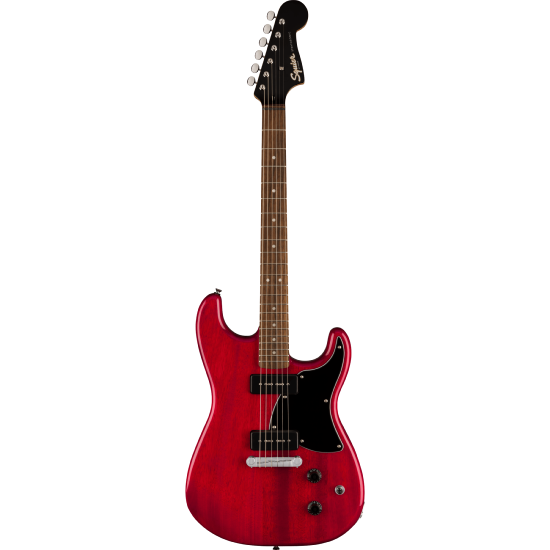 Paranormal Strat-O-Sonic, Laurel Fingerboard, Black Pickguard, Crimson Red Transparent