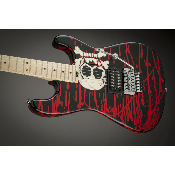 Charvel Warren DeMartini Signature Blood And Skull Pro Mod, Maple Fingerboard