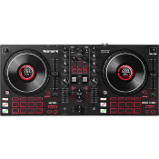 controleur DJ NUMARK Mixtrack Platinum FX - 4 voies + 16 pads + carte son + écran