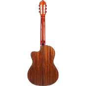 guitare classique valencia guitare classique vc774tce 4/4 electro acoustique avec table en cèdre massif